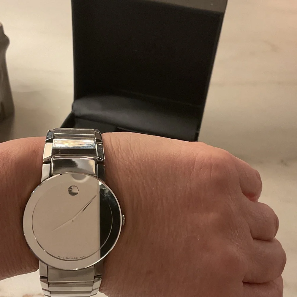 Movado Silver Tone Men's Watch